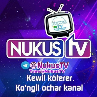 Telegram kanalining logotibi nukustv — NUKUSTV▶️🏡Ùyde Qaliñ