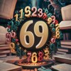 Логотип телеграм канала @numero69news — Цифры и Слова. Нумерология 69