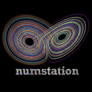 Логотип телеграм -каналу numstation — Numbers Station Omeґа