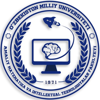 Telegram kanalining logotibi nuu_amitf — Amaliy matematika va Intellektual texnologiyalar