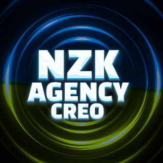 Логотип телеграм канала @nzk_agencycreo — РЕКЛАМНІ МАКЕТИ КРЕАТИВИ NZK AGENCY