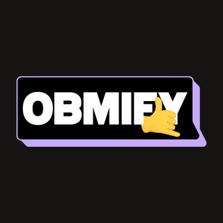 Логотип телеграм -каналу obmify_channel — OBMIFY на зв’язку 🤙