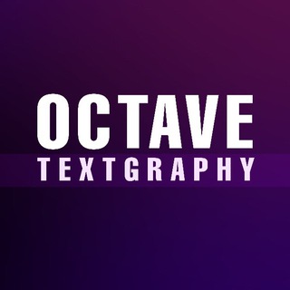 Logo saluran telegram octave_textgraphy — octave.textgraphy
