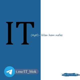 Telegram channel ODILJONOV | IT (ayti) BLOG logo