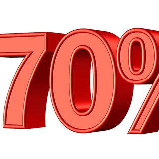 Logotipo del canal de telegramas ofertas70 - 🛍 Ofertas 70%: Todas las ofertas que buscas con 70% de descuento o más!