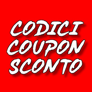 Telegram channel Codici Coupon Sconto logo