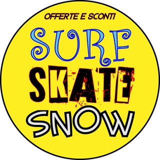 Logo del canale telegramma offertescontisurfskatesnow - Offerte e sconti surf, skate e snow