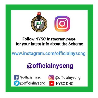Logo saluran telegram official_nysc — NYSC Channel