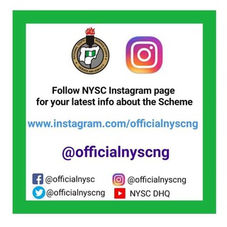 Telegram channel NYSC Official Telegram logo