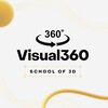 Логотип телеграм -каналу official_visual360 — Visual360 | 3D-візуалізація та дизайн інтерʼєру