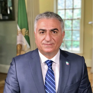 لوگوی کانال تلگرام officialrezapahlavi — Reza Pahlavi - Official TG