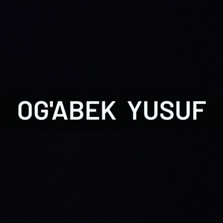 Telegram kanalining logotibi ogabekyusuf_blog — Og'abek Yusuf || Blog