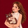 Логотип телеграм канала @oge_russianandcats — русский и котята / ОГЭ 2027 / стадикэтс рик