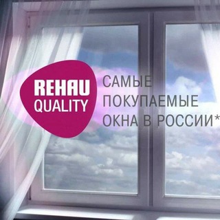 Логотип телеграм канала @okna_mokna — Окна Рехау - Москва, М.О