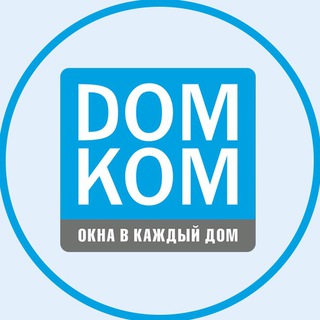 Логотип телеграм канала @oknadomkom — DOMKOM