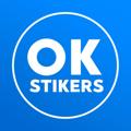 Logo saluran telegram okstickers — OKSTICKERS - 3D стикеры