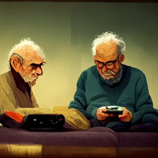 Логотип телеграм канала @oldmengames — Игры стариков