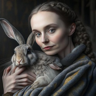 Логотип телеграм канала @olegs_rabbit — Кролик Олега