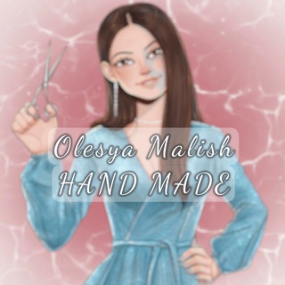Логотип телеграм канала @olesyamalish_shop — Одежда ручной работы Olesya Malish