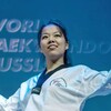 Логотип телеграм канала @olgapakblog — 올라가요 | черный пояс по корейскому