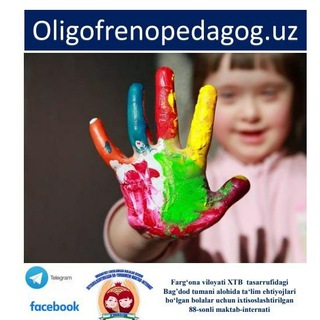 Telegram channel Oligofrenopedagog.uz logo