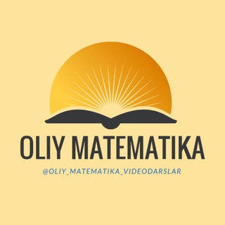 Telegram kanalining logotibi oliy_matematika_videodarslar — OLIY MATEMATIKA VIDEODARSLAR