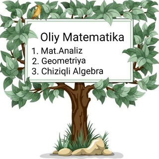 Telegram kanalining logotibi oliy_matematikayechim — Oliy Matematika