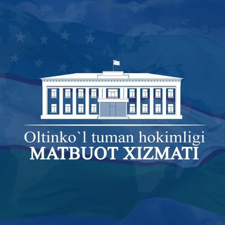 Логотип телеграм канала @oltin_press — ОЛТИНКЎЛ ТУМАН ҲОКИМЛИГИ |Matbuot xizmati