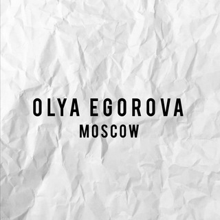 Логотип телеграм канала @olyaegorovamoscow — OLYA EGOROVA Moscow