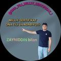 Логотип телеграм канала @ona_tili_milliy_sertifikat_1 — MILLIY SERTIFIKAT ONA TILI