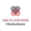 Telegram kanalining logotibi ona_tili_qurbonboyev — ONA TILI JUDA OSON