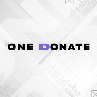 Логотип телеграм канала @onedonat — One Donate