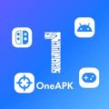 Logo saluran telegram onegameapk — One APK|Бесплатные игры
