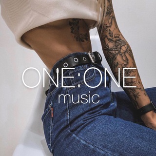 Логотип телеграм канала @oneonemusic — ONE:ONE