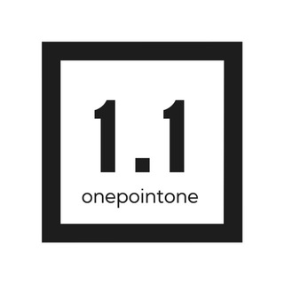 Logo of telegram channel onepointone_world — 1.1 ONEPOINTONE
