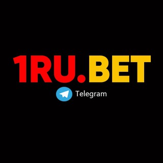 Логотип телеграм канала @onerubet — 1RU.BET
