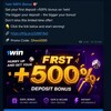 टेलीग्राम चैनल का लोगो onewin_500bonus — 1win 500% Bonus🎯