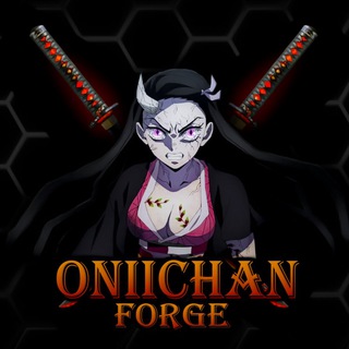 Telegram арнасының логотипі oniichan_forge — КАТАНЫ АНИМЕ ТОВАРЫ ОБЗОРЫ РАСПАКОВКА