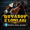 Telegram kanalining logotibi online_bozor_quvasoy — QUVASOY E'LONLARI🤝