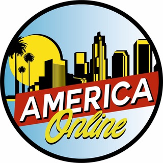 Логотип телеграм канала @onlineamerica — America Online