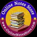 Logo saluran telegram onlinenotesstore — Online Notes Store