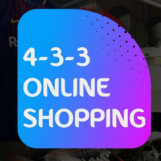 Logo saluran telegram onlineshop_433 — 4-3-3 Ønline Shopping