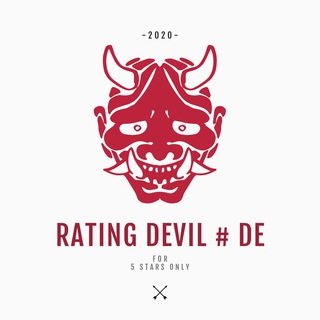 Logo of telegram channel onlyrating — RATING DEVIL # DE