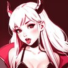 Логотип телеграм канала @ontonguelittledevil — на языке Чертёнка