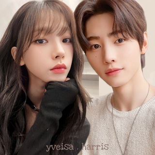 Логотип телеграм канала @oourlove — us; harris and fafa