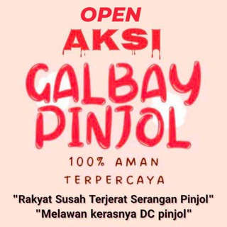 Telegram channel OPEN GALBAY PINJOL AMANAH💯 logo