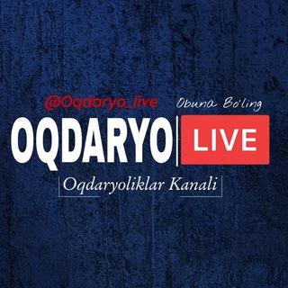 Telegram kanalining logotibi oqdaryo_live — Oqdaryo Live 🔴 Расмий канал