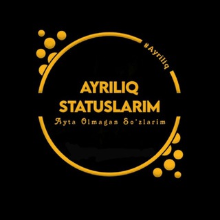 Telegram kanalining logotibi orginal_statuslar_001 — Ayriliq statuslarim