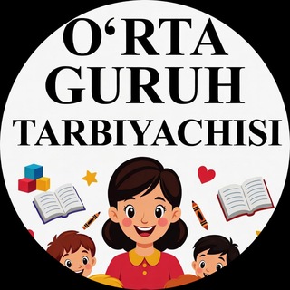 Логотип телеграм канала @orta_guruh — O'rta guruh tarbiyachisi