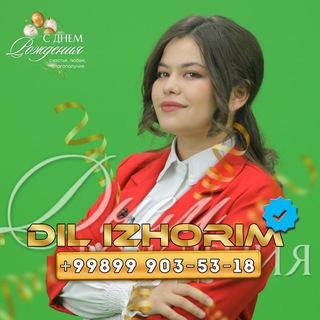 Telegram kanalining logotibi ota_onamga20 — 💐 DIL IZHORIM